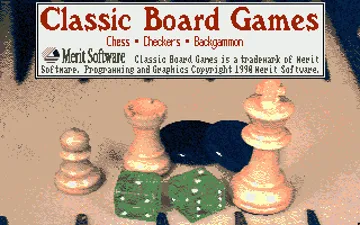 Classic Board Games screen shot title